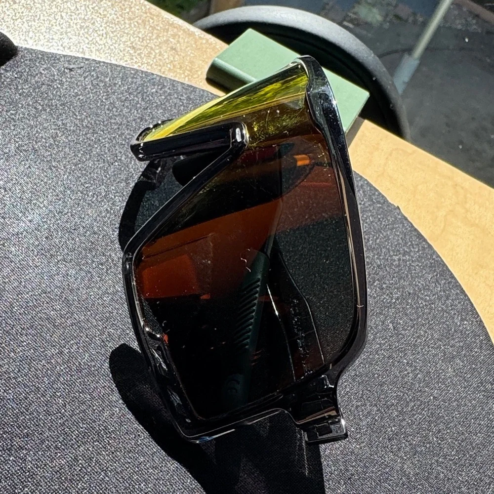 Knockaround Campeones Shield Sunglasses in Clear grey Frame mirror lens baseball - Picture 6 of 10